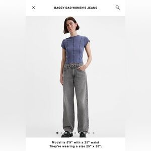 Levi’s baggy dad woman’s jeans